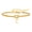 Gold C, variant on Initial Bracelets for Women Layered Letter Snake Chain Alphabet Silver Gold Plated Stainless Steel Personalized Tie A Knot Name Charm Simple Jewelry Silver Letter M