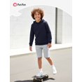 thumbnail image 4 of PatPat Boys Hoodies Kids Solid Pullover Hooded Sweatshirt 13-14Y, 4 of 6