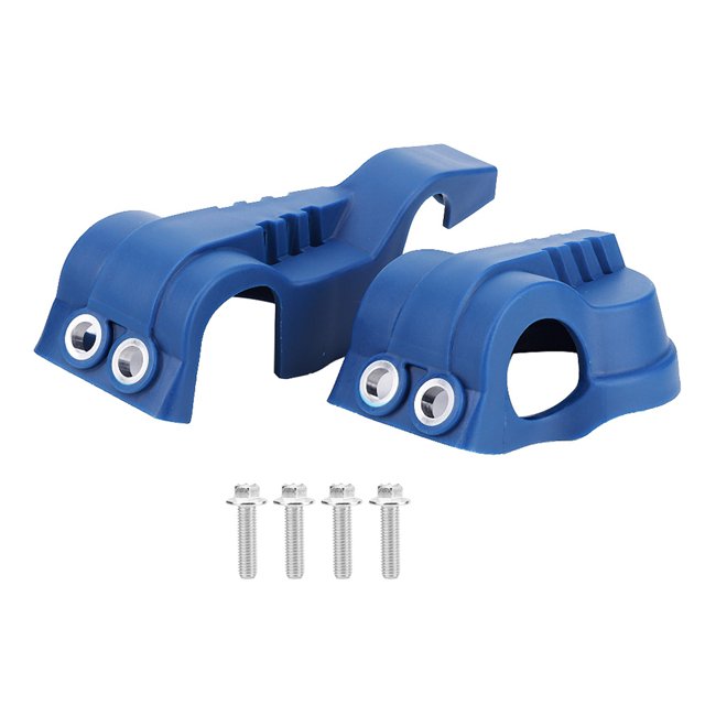 Modificación de motocicleta, horquilla inferior, pierna, Protector de zapato, apto para Husqvarna, azul