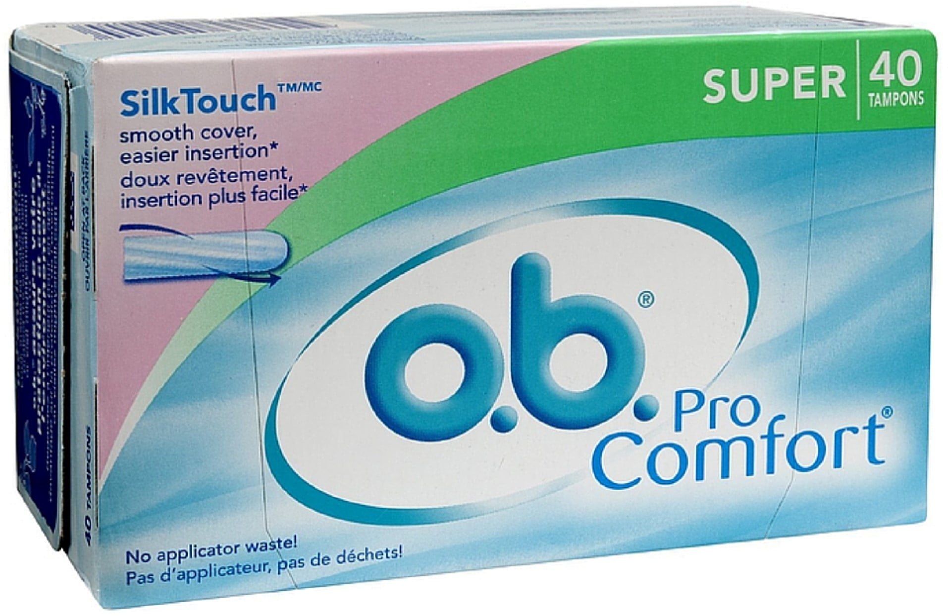 4 Pack o.b. Pro Comfort Tampons, Super 40 ea