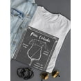 thumbnail image 3 of Mixology Pina Colada T-Shirt Women -Ethan Harper Designs, Female Medium, 3 of 4