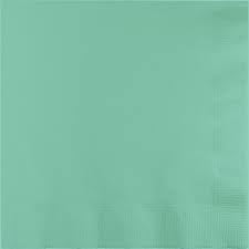 Pack of 600 Mint Green 2-Ply Folded Paper Lunch Napkins
