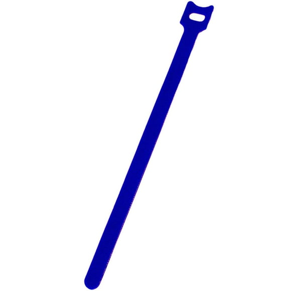 NavePoint Cordon de Câble Réutilisable à Scratch de 10 Pouces 25 Pack Bleu
