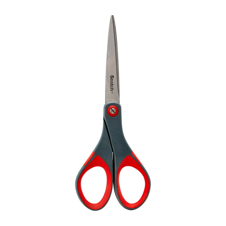 Scotch Comfort Scissors Red - 18 cm - Ideal for Precise Cutting, Great for  Everyday Use