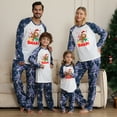 thumbnail image 3 of Family Pj Christmas Set With Oh Snap Gingerbread Man, Blue, Standard to Plus Size, 3 of 6