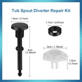 thumbnail image 2 of 4 Set Tub Spout Diverter Repair Kit for Tub Spout Replacement,Diverter Repair Kit-Tub Faucet Repair Replacement Parts, 2 of 7