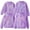 Purple, variant on DOZINSIX Girls 4-Pack Crewneck Sweatshirts 2-13Y Bow Print Fall Winter Fleece Lined Warm Cotton Pullover Tops