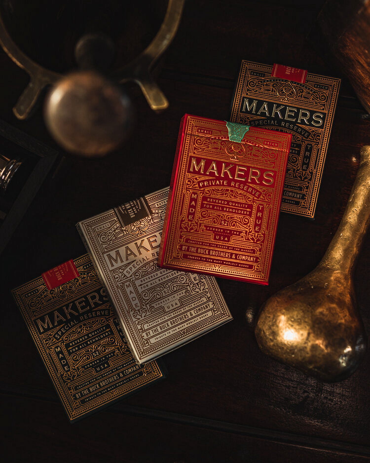 Makers, Private Reserve - Red Playing Cards by Dan & Dave