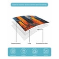 thumbnail image 5 of Blue Burnt Orange Twin XL Size Down Alternative Comforter,Lightweight Comforter Quilt Bedding Set with Pillow Shams Modern Oil Painting Geometric Abstract Bed Comforter Duvet Insert 68"x98", 5 of 7