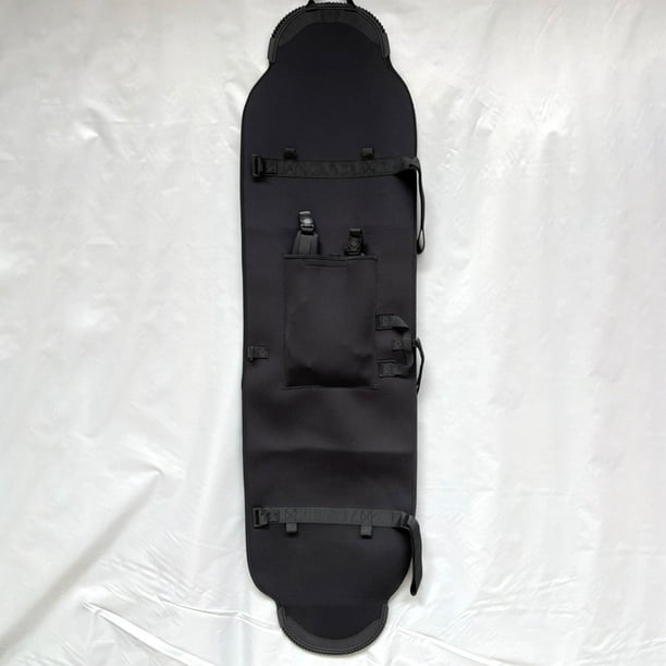 Funda de neopreno para snowboard y bolsa de esquí con correa para el hombro elástica para equipo de viaje en avión, bolsa de transporte al aire 155cm DYNWAVEMX Cubierta de snowboard