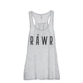 thumbnail image 1 of RAWR Only (Height is off, measured by letters and not ' ) Women's Fashion Sleeveless Flowy Racerback Workout Yoga Tank Top Sp, 1 of 3