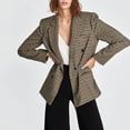 thumbnail image 1 of Vedolay Womens Tops Womens Blazer for Work Coat Business Casual Slim Fit Formal Ladies Jacket,Khaki S, 1 of 4