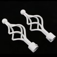 thumbnail image 4 of pitrice Support de Tringle à Rideau 22mm Embouts de Tringle à Rideau Type 2 - Blanc, 4 of 9