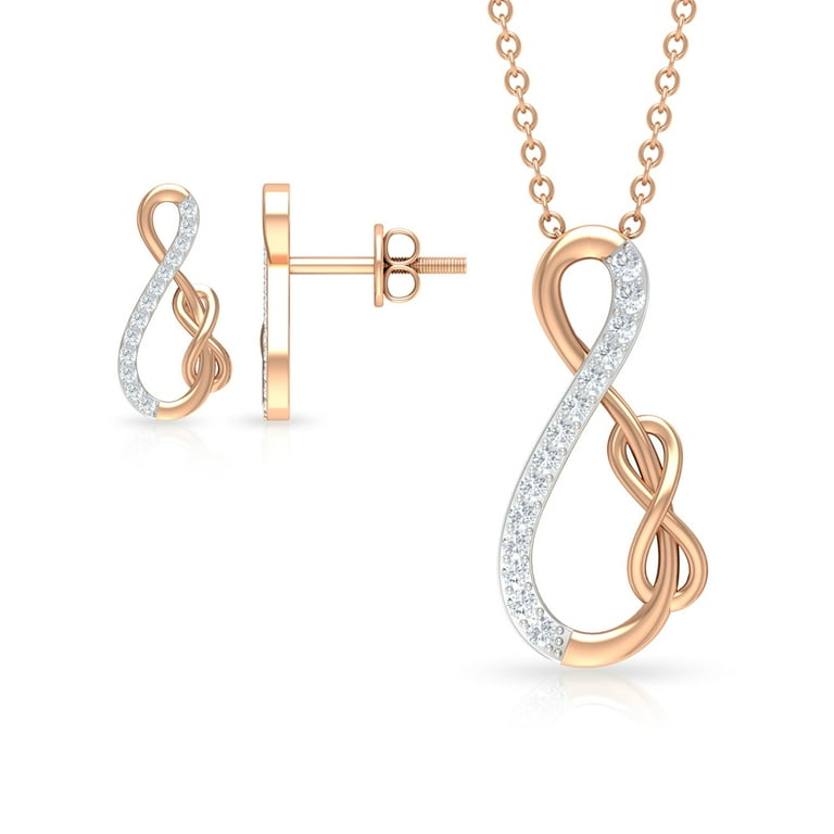 Infinity jewelry deals set gold