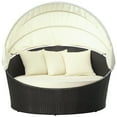 thumbnail image 3 of Modway Siesta Canopy Outdoor Patio Daybed in Espresso White, 3 of 4