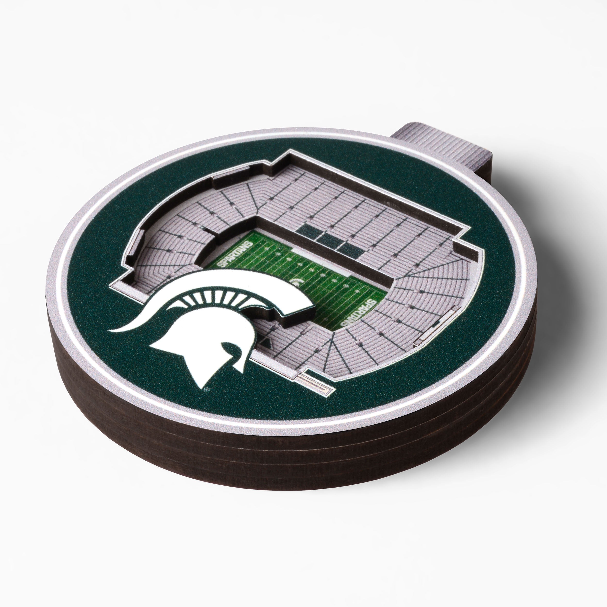 YouTheFan NCAA Michigan State Spartans 3D StadiumView Ornament