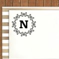 thumbnail image 2 of Printtoo Alphabet N Monogram Octagon Celtic Swirl Frame Self Inking Rubber Stamp Office Stationary, 2 of 7