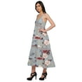 thumbnail image 2 of Moomaya Robe Maxi Sans Manches à Bretelles Spaghetti Ajustables pour Femmes Grande Taille, 2 of 6