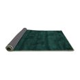 thumbnail image 2 of Ahgly Company Indoor Square Abstract Turquoise Blue Contemporary Area Rugs, 5' Square, 2 of 4