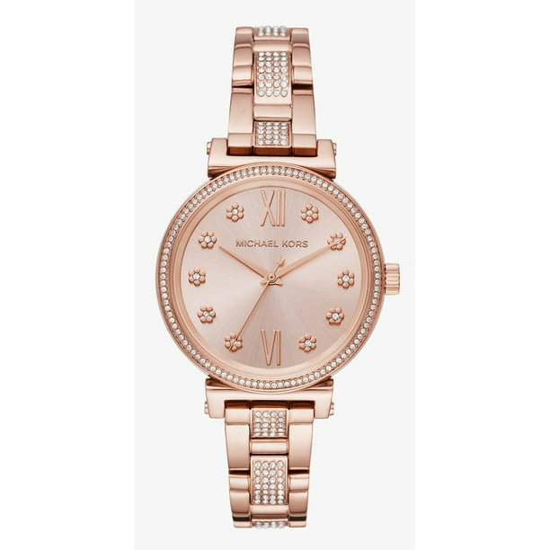 sofie pave rose gold watch