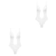 thumbnail image 2 of Guardurnaity Ropa interior de tela elástica, ropa interior con escote en V profundo, sujetador ajustable sin espalda, cinta adhesiva de silicona, diseño Type1 NO1 Guardurnaity CBP233242, 2 of 6