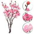 thumbnail image 1 of Milisten 3Ud Ramas Artificiales De Flor De Ciruelo Rosa Para Y Manualidades, 1 of 8