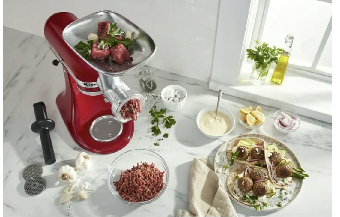 KitchenAid Metal Food Grinder Attachment, KSMMGA