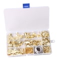 thumbnail image 2 of veasfak Picture Hangers Picture Hanging Kit Iron Reusable Professional Practical Hardware Heavy Duty for Artworks Signs Photo Frame 220 Pieces Set, 2 of 9