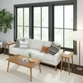 thumbnail image 6 of Plank+Beam Solid Wood 48" Mid Century Modern Coffee Tables for Living Room, Pecan, 6 of 9