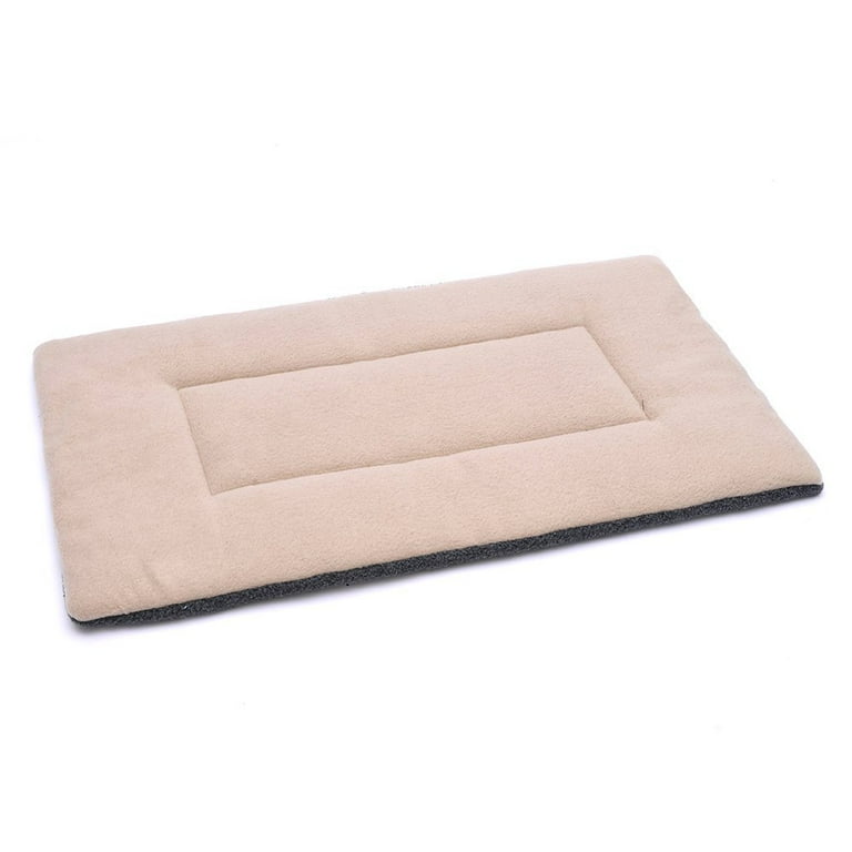 Dog Bed Crate Pad 24 inch x 18 inch Machine Washable Beige