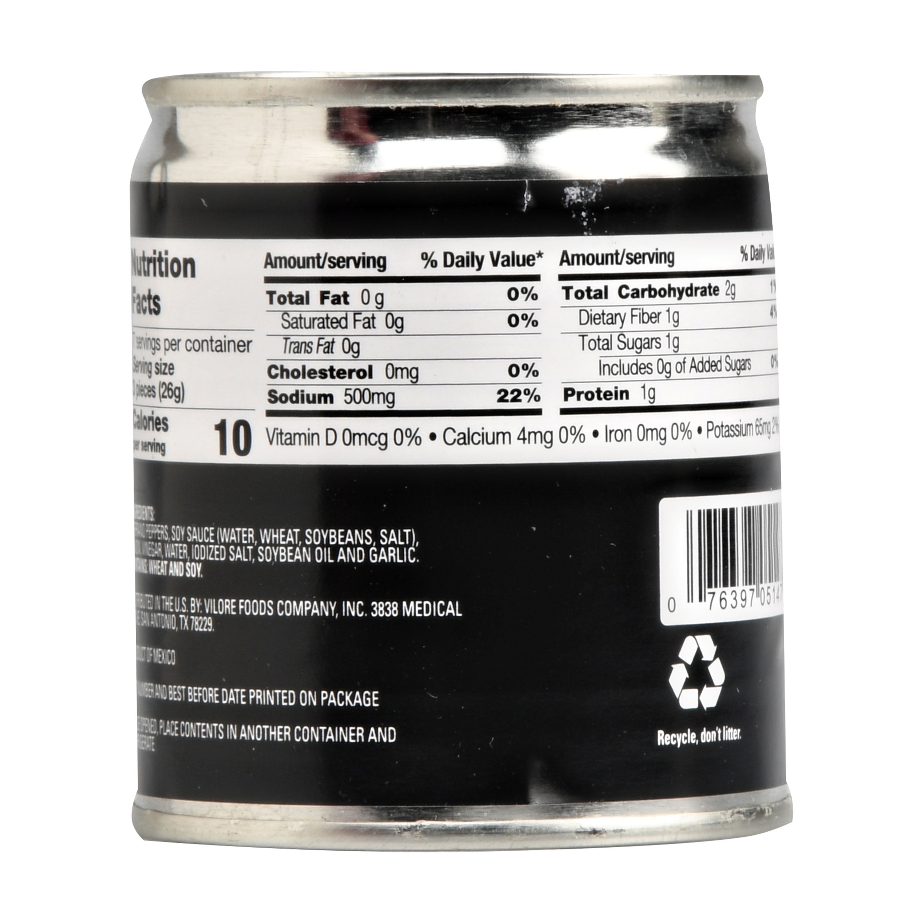 (12 pack) La Costeña Fire Roasted Green Chile Serrano Peppers, 12 oz
