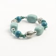 thumbnail image 2 of John Bead SP Stretch Bracelet Turquoise 17, 2 of 5