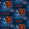 NFL Chicago Bears Cotton 8.25" x 1.75" Fabric, 1 Each