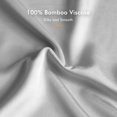 thumbnail image 4 of SORMAG Bamboo Cooling Pillowcases King Pillow Cases Set of 2 Pack,20x36 inches, Light Grey, 4 of 12