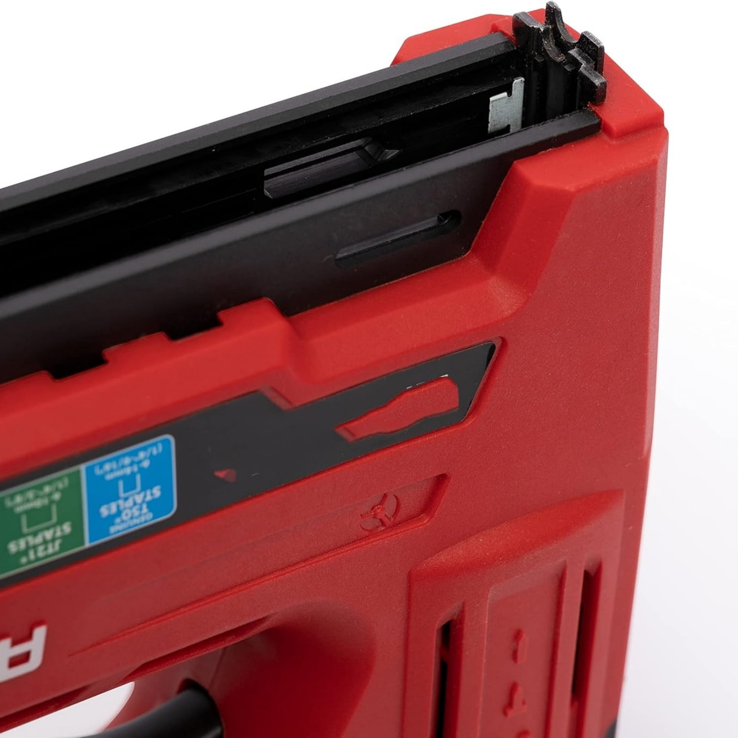 Corded 5-in-1 Professional Electric Staple and Nail Gun, Wire Stapler, and Brad Nailer for Upholstery, Framing, Insulation, Crafts, Fencing, and Cable, Black/Red