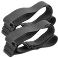 thumbnail image 2 of 2PCS Simple Casual Unisexe Boucle Libre Extensible Ceinture Élastique Sangle de Ceinture (Noir), 2 of 9