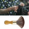 thumbnail image 2 of Pelo Cuello Duster Peluquería Barber Cepillo Mango de Madera Suave Pequeño C jinwen Cepillo de limpieza del cabello, 2 of 8