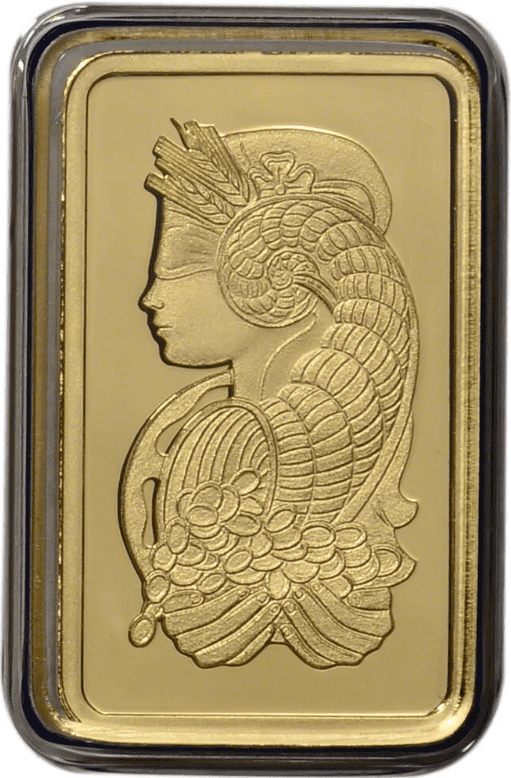 Pamp Suisse Lady Fortuna 2.5 Gram Gold Bar - Large Assay Card