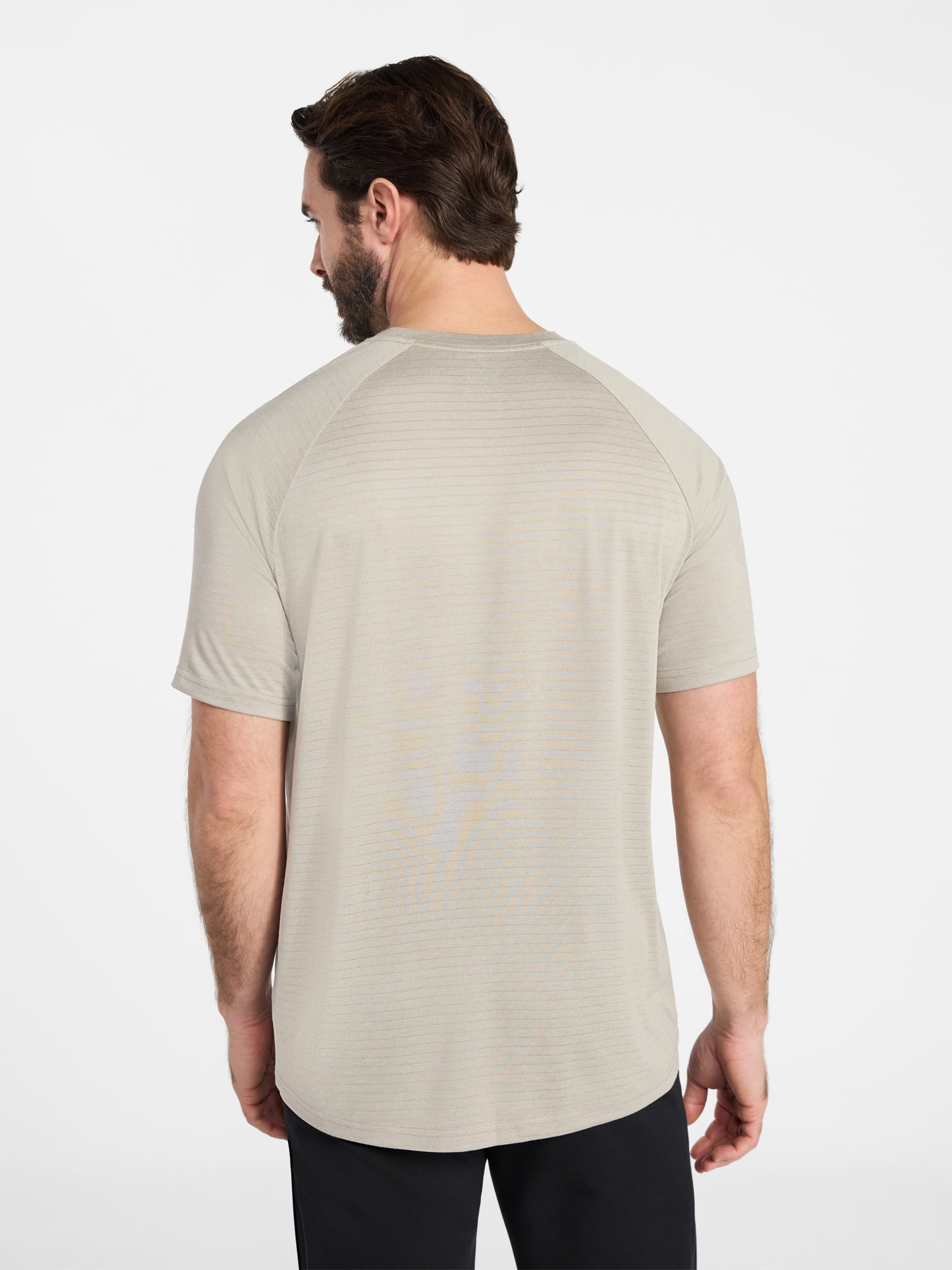 Athletic Works Men's and Big Men's Stripe Jersey Tee with Short Sleeves, Sizes XS-4XLT