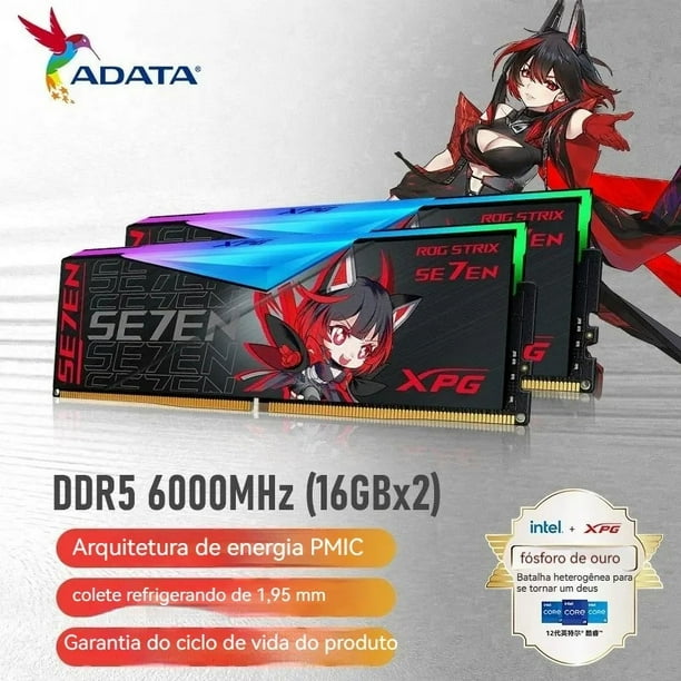 Memoria RAM Adata Xpg Lancer ROG RGB DDR5 6000MHz 16GBX2 Set