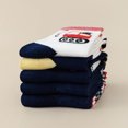 thumbnail image 5 of Lispipm 5 Pairs Toddlers Sock Cartoon Cars Print Cotton Sock Boys Soft Breathable Ankle Socks 2026 Summer Fall Stockings Blue 3-5 Years, 5 of 6