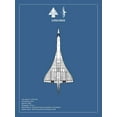thumbnail image 2 of Rogan, Mark 25x32 White Modern Wood Framed Museum Art Print Titled - BAE Concorde, 2 of 4