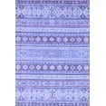 thumbnail image 1 of Ahgly Company Machine Washable Indoor Rectangle Abstract Blue Modern Area Rugs, 5' x 8', 1 of 4