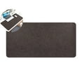 thumbnail image 1 of Dvruxg Leather Desk Mat - Non-Slip Waterproof Surface for Home Office, Computer Desk Protector, Keyboard Mouse Pad with Damage Blocking, 1 of 5