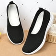thumbnail image 7 of CAIXAI Wide Toe Box Shoes Women Adjustable Upper Womens Platform Sneakers Lightweight Closed Toe Slip on Walking Shoes Women Mesh Knitted Mary Jane Flats Hands-Free Sports Shoes, 7 of 7