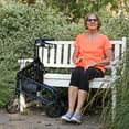 thumbnail image 3 of Carex Aluminium 3 Wheel Rollator Walker for Seniors, Height Adjustable Handles, 250 lb Capacity, 3 of 9