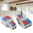 thumbnail image 3 of 5 Pcs Connecteur Rapide Fil Ignifuge Isolation Anti-Âge Levier de Terminal Sans Vis Lampe de Route pour LED, 3 of 8