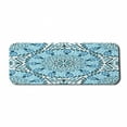 thumbnail image 1 of Moroccan Computer Mouse Pad, Moroccan Architecture Consists of Geometrically Patterned Mosaic and Stars Eastern, Rectangle Non-Slip Rubber Mousepad Large, 31" x 12", Blue White, by Ambesonne, 1 of 2
