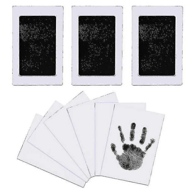 3pcs Handprint And Footprint Set, Safe 9.5*5.7cm