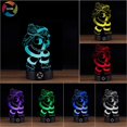 thumbnail image 2 of 3D Optical Illusion Night Light - 7 LED Color Changing Lamp - Cool Soft Light Safe for Kids - Solution for Nightmares - ATTOE s Tie Fighter, 2 of 5